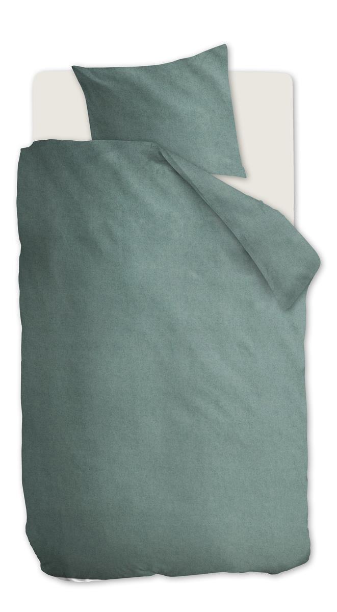 Beddinghouse Frost dekbedovertrek - Eenpersoons - 140x200/220 - groen