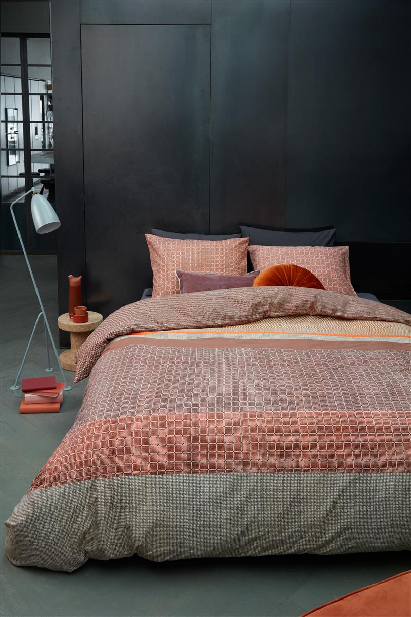 Foto van een Beddinghouse Birger Dekbedovertrek - Lits-Jumeaux - 240x200/220 - Rood ean nummer: 8719931087937