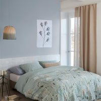 Foto van een Ariadne At Home by Beddinghouse Wind Dekbedovertrek - Eenpersoons - 140x200/220 - Groen ean nummer: 8719931094393