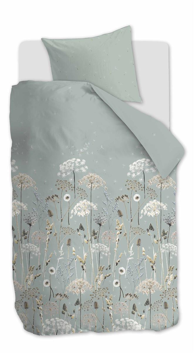 Foto van een Ariadne At Home by Beddinghouse Wind Dekbedovertrek - Eenpersoons - 140x200/220 - Groen ean nummer: 8719931094393