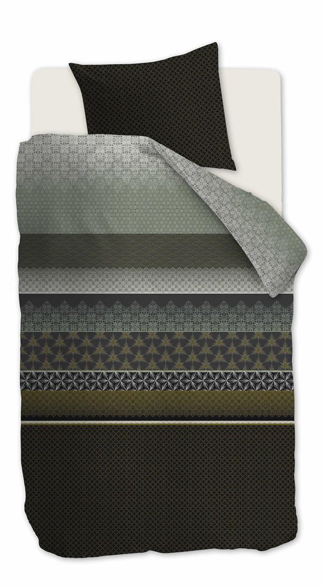 Beddinghouse Densley Green dekbedovertrek groen NL 1 persoons (140 x 200/220cm)