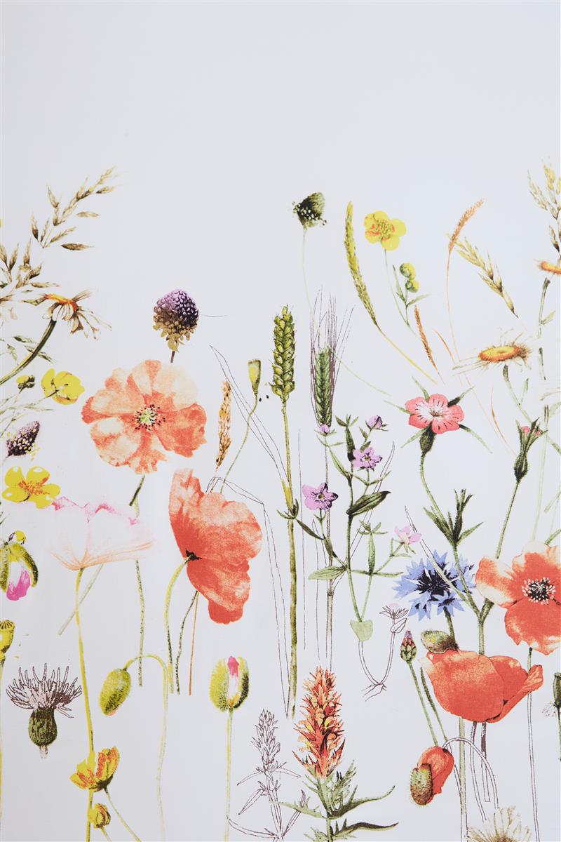 Foto van een Marjolein Bastin Field Study Dekbedovertrek - Tweepersoons - 200x200/220 - Rood ean nummer: 8719931192884