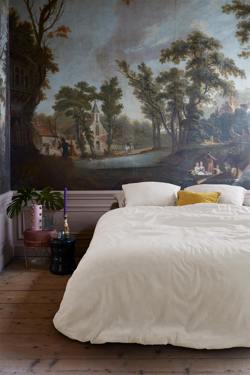 Foto van een At Home by Beddinghouse Easy Dekbedovertrek - Eenpersoons - 140x200/220 - Zand ean nummer: 8719931206574