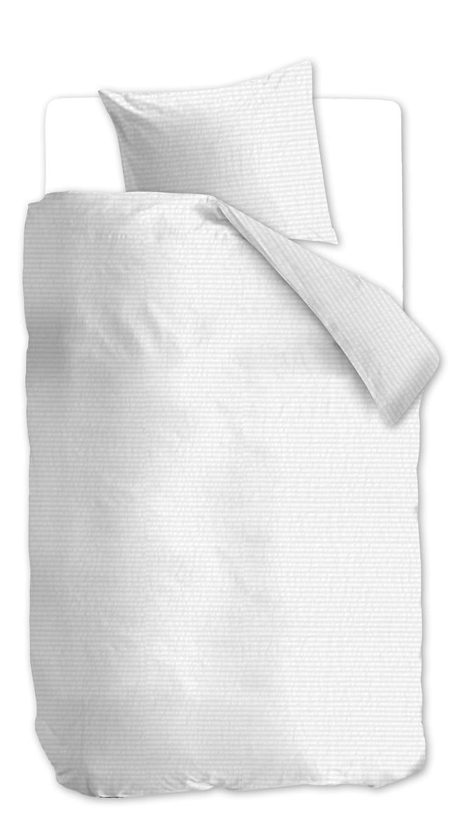 Beddinghouse Wave White dekbedovertrek wit NL 1 persoons (140 x 200/220cm)