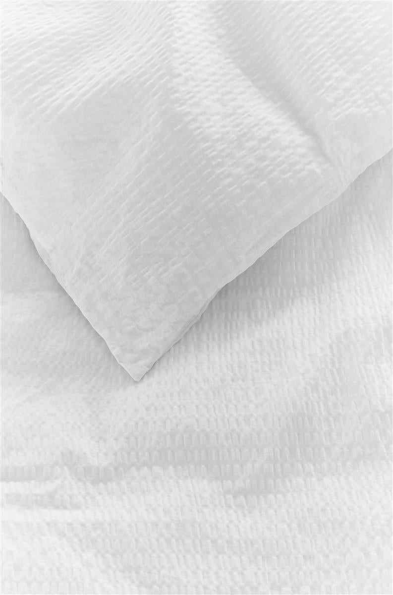 Beddinghouse Wave White dekbedovertrek wit NL 1 persoons (140 x 200/220cm)