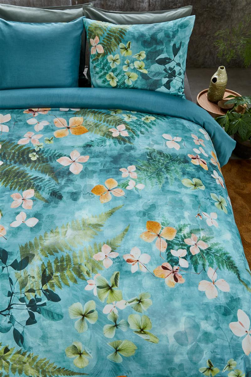 Beddinghouse Morning Whisper Blue Green dekbedovertrek blauw NL 1 persoons (140 x 200/220cm)