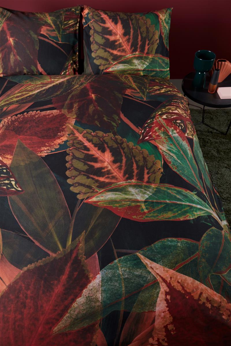 Foto van een Beddinghouse Velvetleaf Dekbedovertrek - Eenpersoons - 140x200/220 - Multi ean nummer: 8719931257637