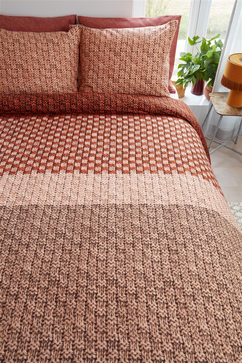 Beddinghouse Maleis Terra dekbedovertrek terra NL 1 persoons (140 x 200/220cm)