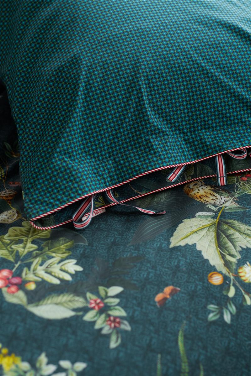 Foto van een Pip Studio Fall in Leaf Dekbedovertrek - Lits-Jumeaux - 240x200/220 - Donker Blauw ean nummer: 8719931264383