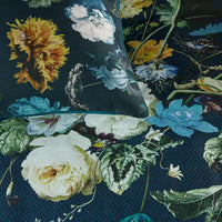 Foto van een Kardol Eta Doro Dekbedovertrek - Eenpersoons - 140x200/220 - Petrol ean nummer: 8719931270179