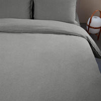 vtwonen Flanel Grey dekbedovertrek grijs NL 2 persoons (200 x 200/220 cm)