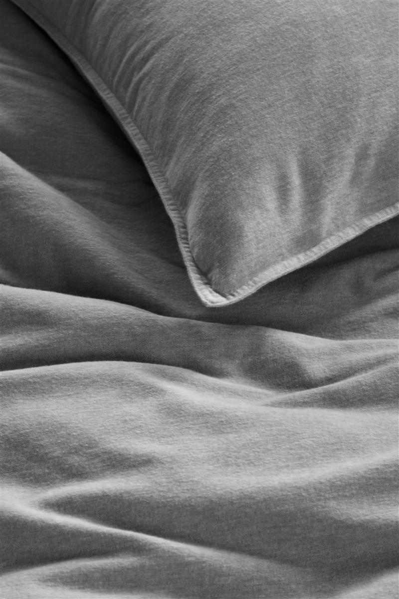 vtwonen Flanel Grey dekbedovertrek grijs NL Lits-jumeaux (260 x 200/220 cm)