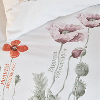 Foto van een Marjolein Bastin Poppies Dekbedovertrek - Tweepersoons - 200x200/220 - Rood ean nummer: 8719931319083