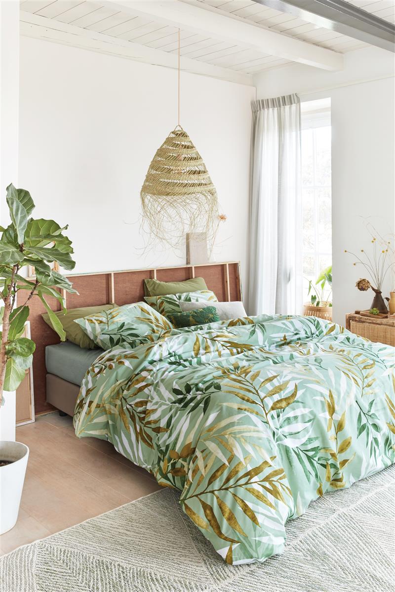 Foto van een Ariadne At Home by Beddinghouse Earthy Dekbedovertrek - Tweepersoons - 200x200/220 - Groen ean nummer: 8719931399283