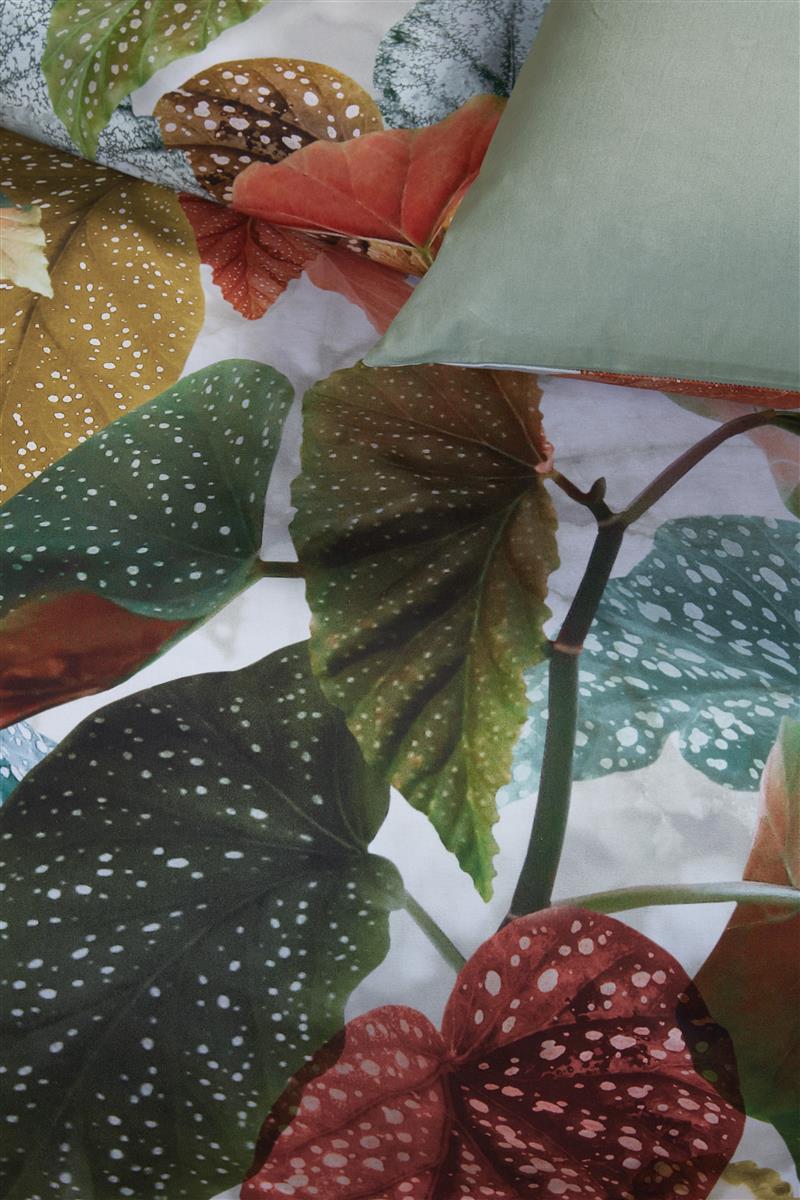 Beddinghouse Begonia Green dekbedovertrek groen NL 1 persoons (140 x 200/220cm)
