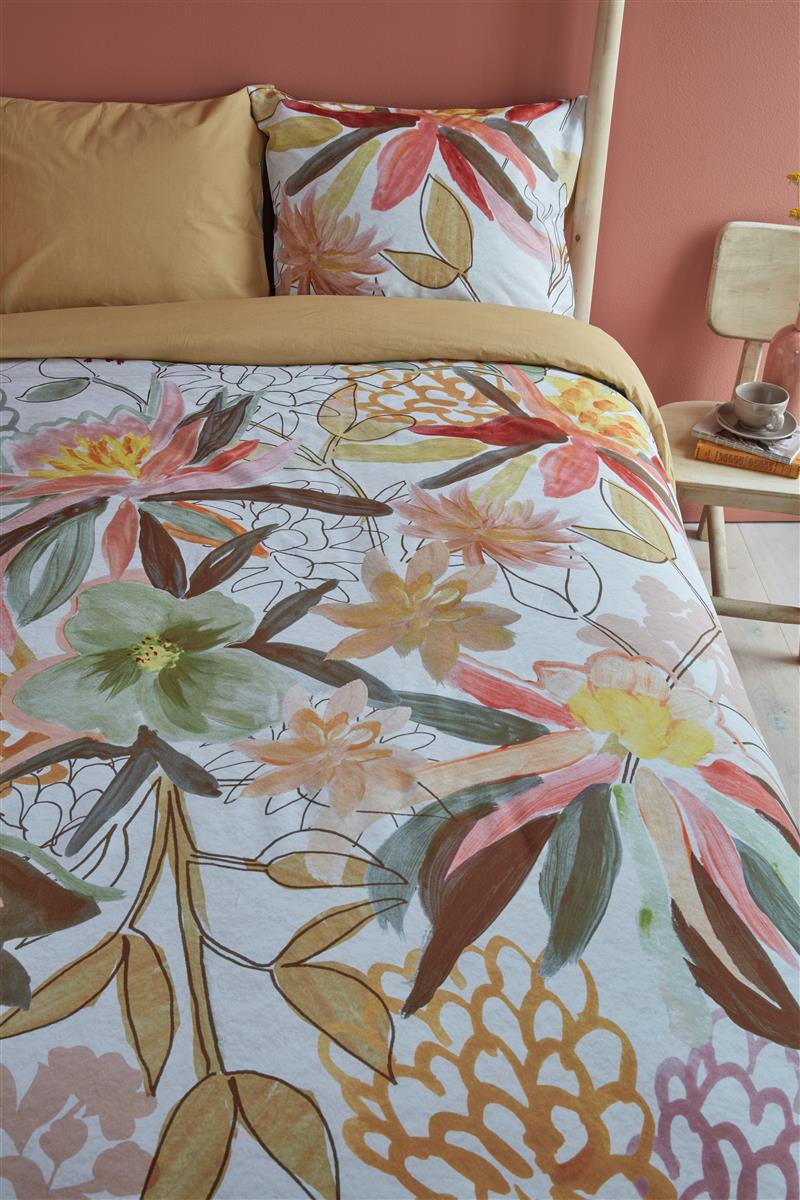 Foto van een Beddinghouse Scarlett Dekbedovertrek - Eenpersoons - 140x200/220 - Multi ean nummer: 8719931484477