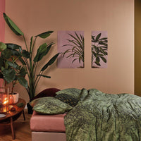 Foto van een At Home by Beddinghouse Feel Warm Dekbedovertrek - Lits-Jumeaux - 240x200/220 - Groen ean nummer: 8719931486778