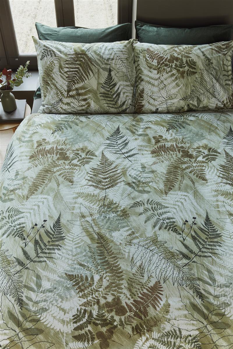 Beddinghouse Tatum Green dekbedovertrek groen NL Lits-jumeaux (240 x 200/220 cm)