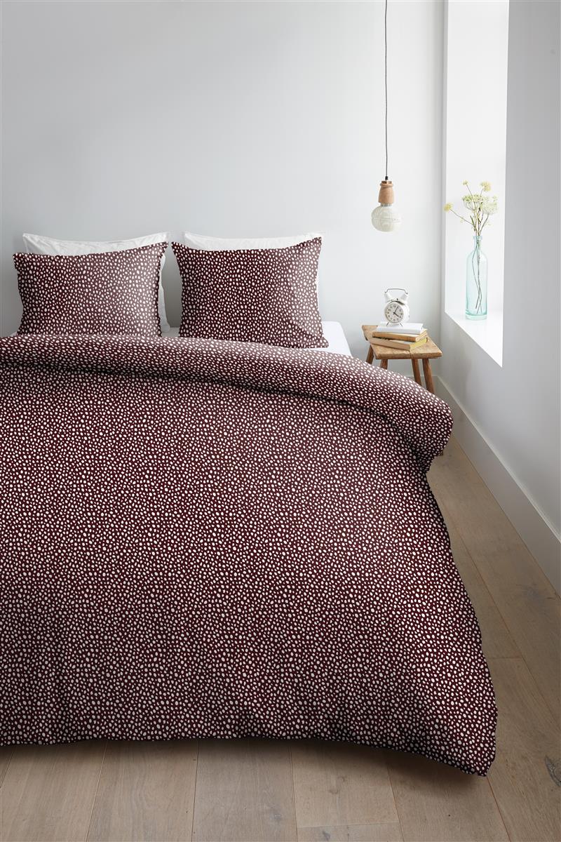 Ambiante Cotton Uni Grey dekbedovertrek grijs NL Lits-jumeaux (260 x 200/220 cm)