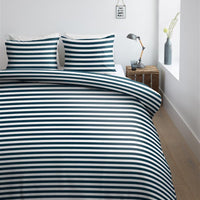 Foto van een Ambiante Orsin Dekbedovertrek - Lits-Jumeaux - 240x200/220 - Donker Blauw ean nummer: 8719931534189