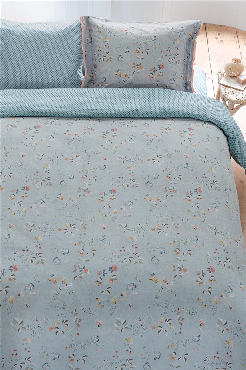 Foto van een Pip Studio Tokyo Blossom Dekbedovertrek - Eenpersoons - 140x200/220 - Licht blauw ean nummer: 8719931564247