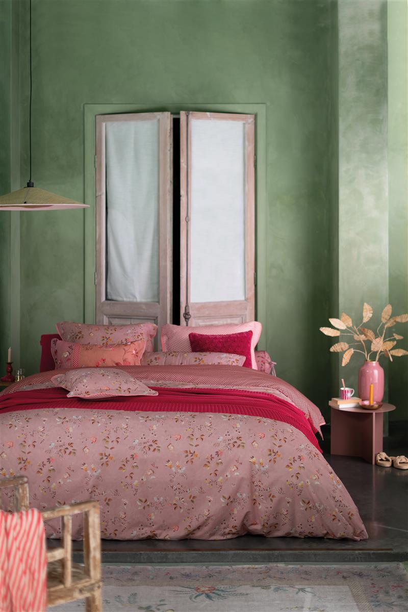 Foto van een Pip Studio Tokyo Blossom Dekbedovertrek - Eenpersoons - 140x200/220 - Licht roze ean nummer: 8719931564643