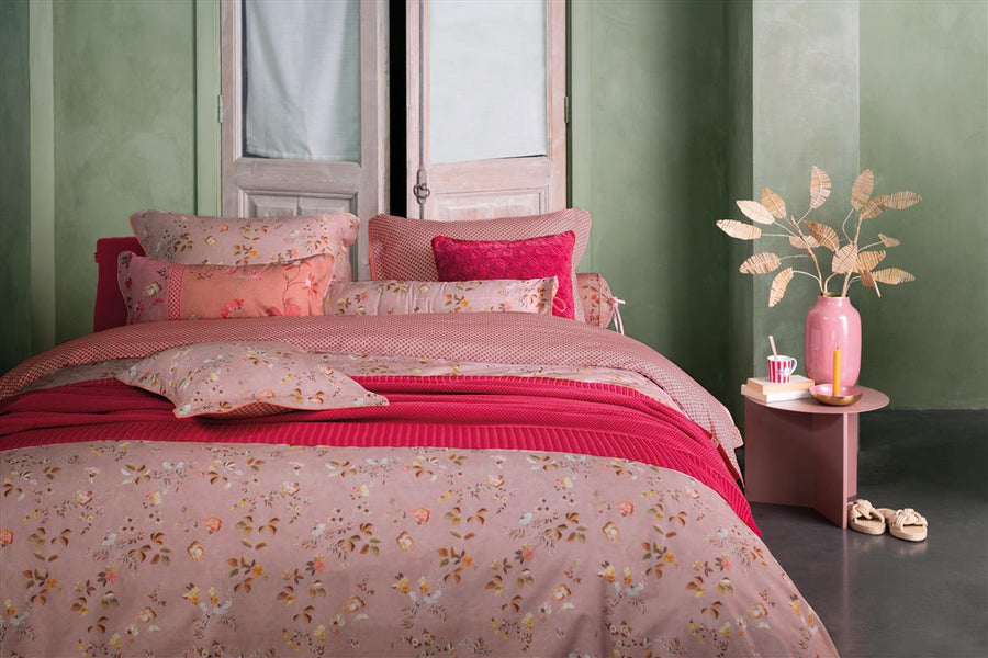 Foto van een Pip Studio Tokyo Blossom Dekbedovertrek - Eenpersoons - 140x200/220 - Licht roze ean nummer: 8719931564643