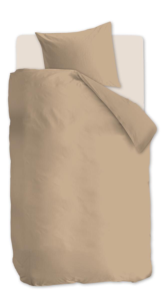 Beddinghouse Organic basic gold dekbedovertrek goud NL 1 persoons (140 x 200/220cm)