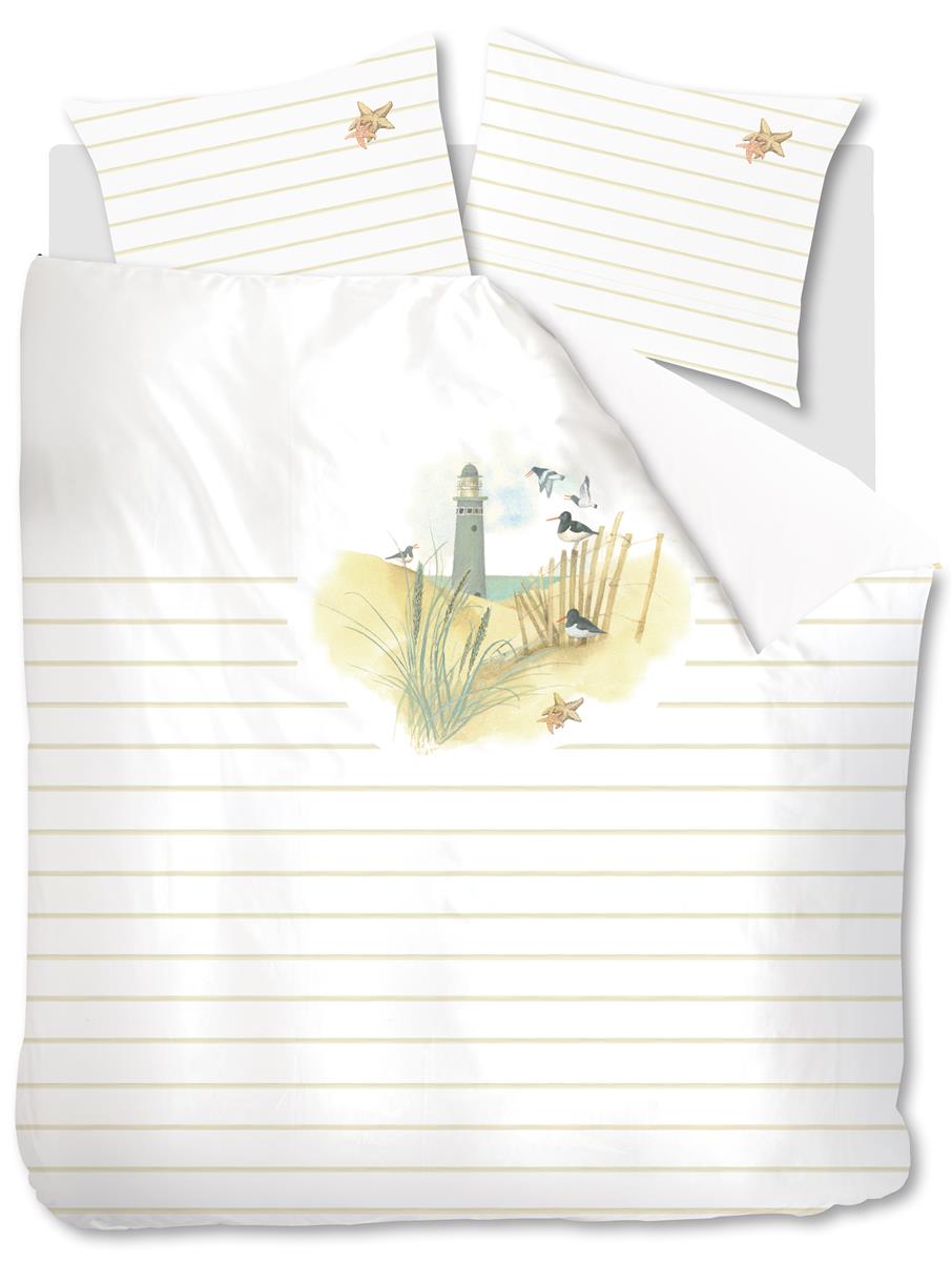 Marjolein Bastin Summer Tide Natural dekbedovertrek beige NL Lits-jumeaux (240 x 200/220 cm)
