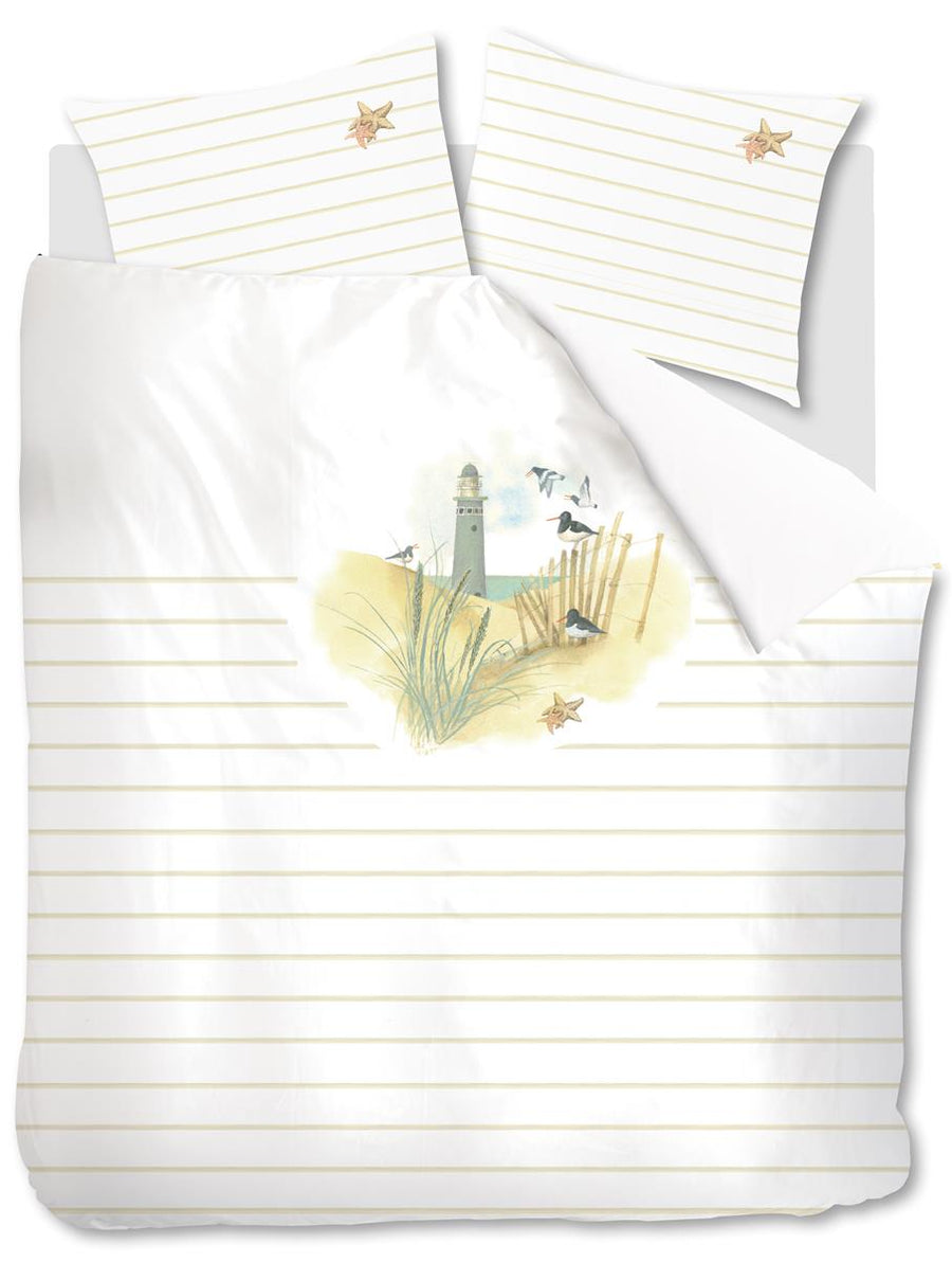 Marjolein Bastin Summer Tide Natural dekbedovertrek beige NL Lits-jumeaux (240 x 200/220 cm)