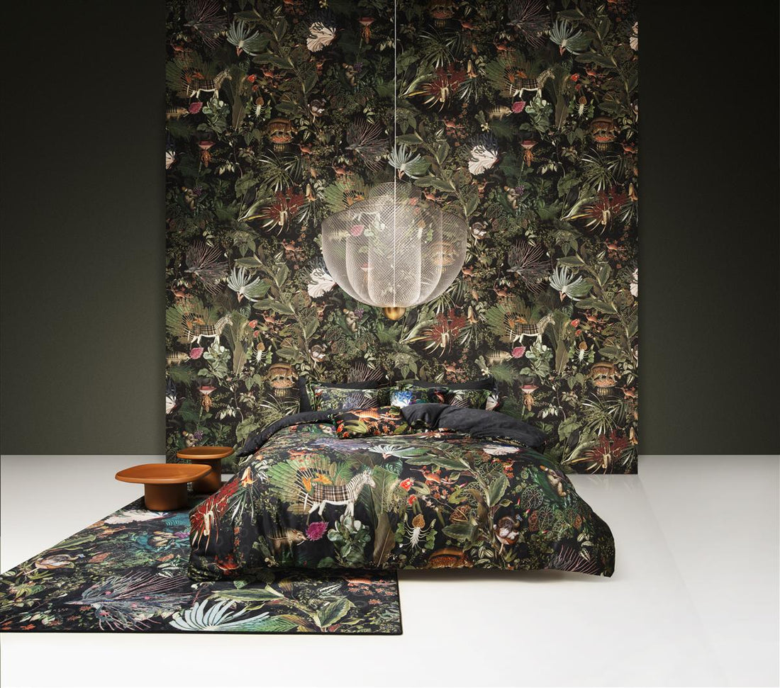 Foto van een MOOOI Menagerie Dekbedovertrek - Eenpersoons - 140x200/220 - Raven ean nummer: 8719931590833