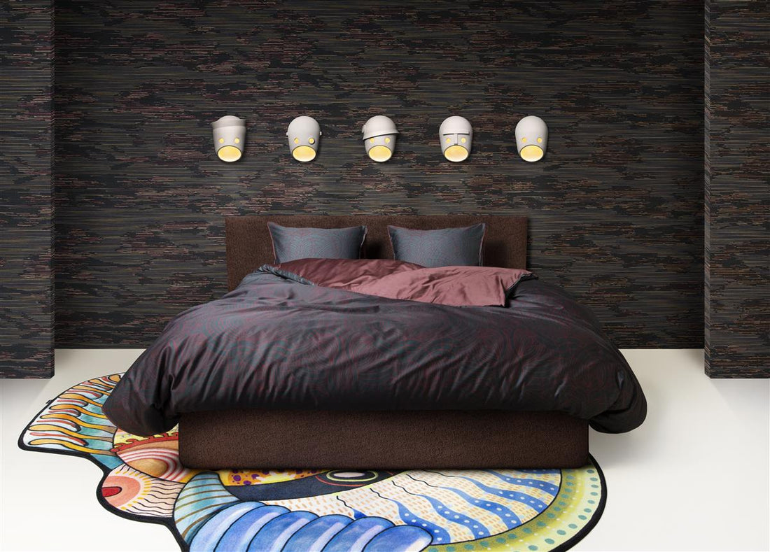 Foto van een MOOOI Dodo Pavone Dekbedovertrek - Lits-Jumeaux - 240x200/220 - Blauw ean nummer: 8719931591151