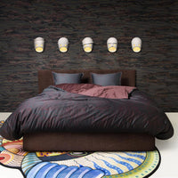 Foto van een MOOOI Dodo Pavone Dekbedovertrek - Lits-Jumeaux - 240x200/220 - Blauw ean nummer: 8719931591151
