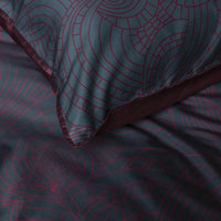 Foto van een MOOOI Dodo Pavone Dekbedovertrek - Lits-Jumeaux - 240x200/220 - Blauw ean nummer: 8719931591151