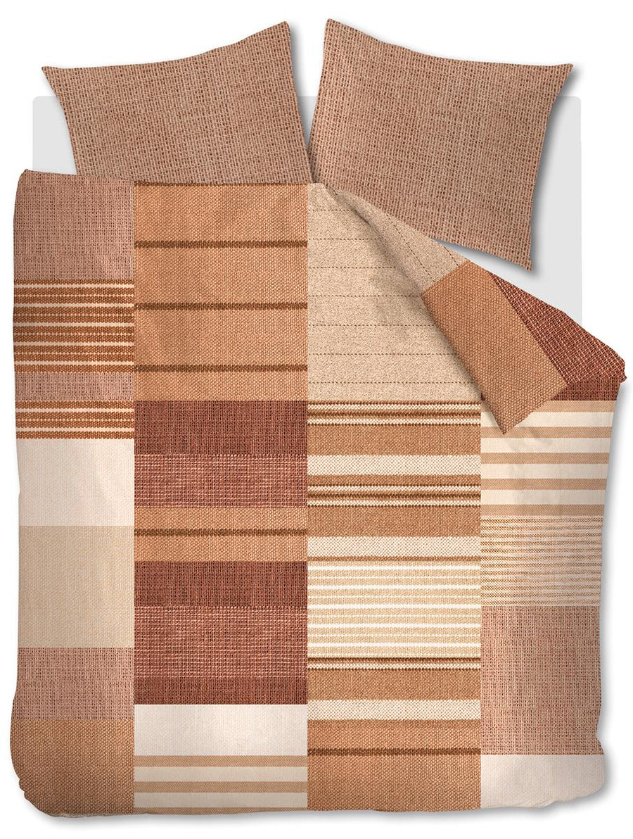 Beddinghouse Oliver Terra dekbedovertrek terra NL 2 persoons (200 x 200/220 cm)
