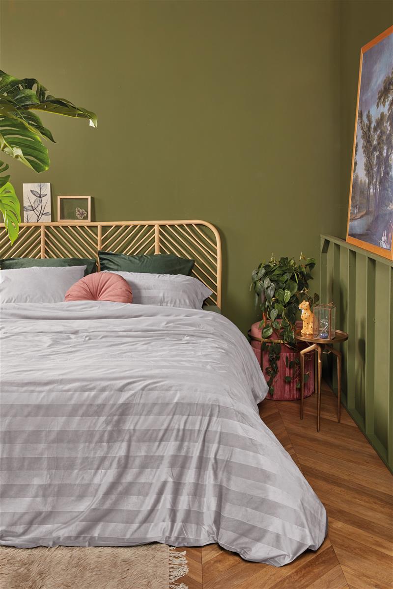 At Home Soft Shine Light Grey dekbedovertrek grijs NL Lits-jumeaux (240 x 200/220 cm)
