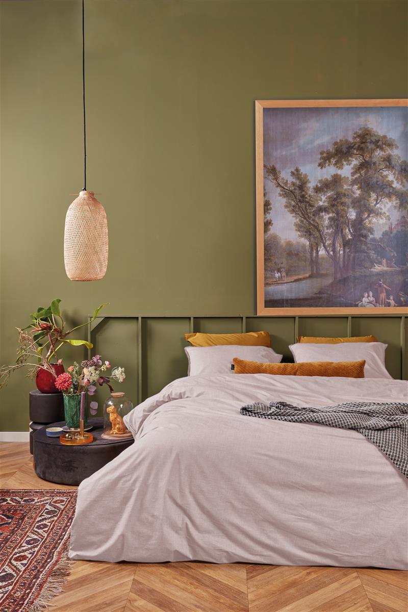 Foto van een At Home by Beddinghouse One Colour Dekbedovertrek - Lits-Jumeaux - 240x200/220 - Zand ean nummer: 8719931593773