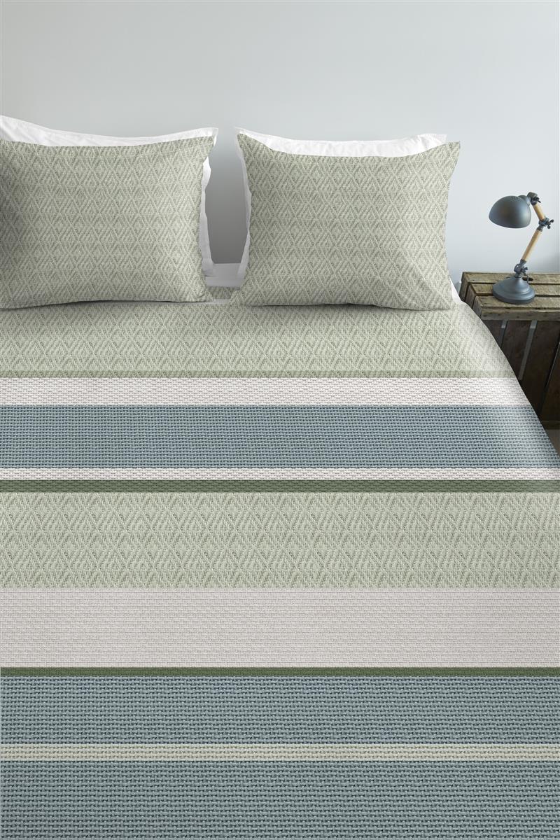 Ambiante Seb Green dekbedovertrek groen NL 2 persoons (200 x 200/220 cm)