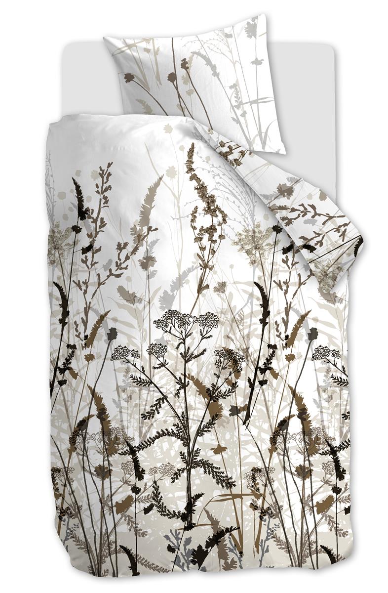 Foto van een Beddinghouse Grasses Dekbedovertrek - Eenpersoons - 140x200/220 - Naturel ean nummer: 8719931684853