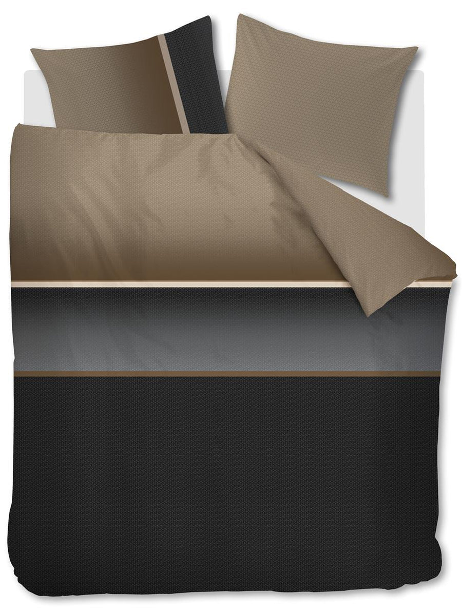 Beddinghouse Kian Grey dekbedovertrek grijs NL Lits-jumeaux (240 x 200/220 cm)