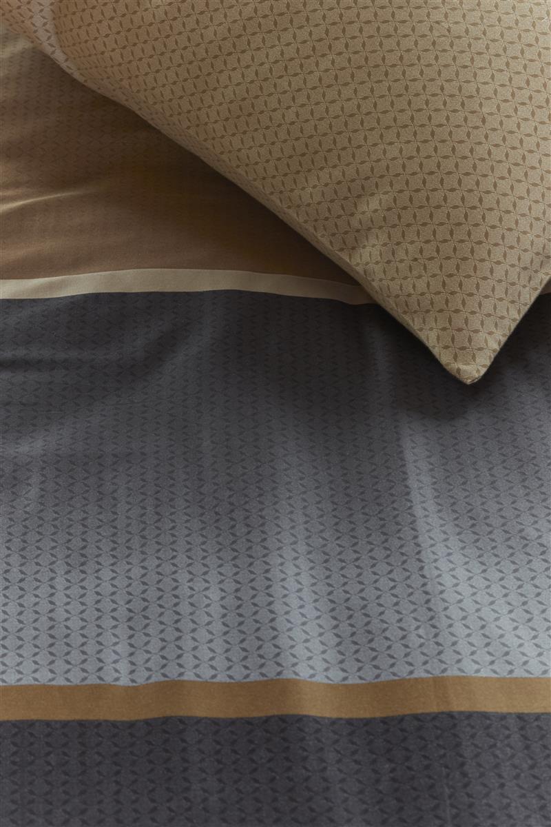 Beddinghouse Kian Grey dekbedovertrek grijs NL Lits-jumeaux (240 x 200/220 cm)