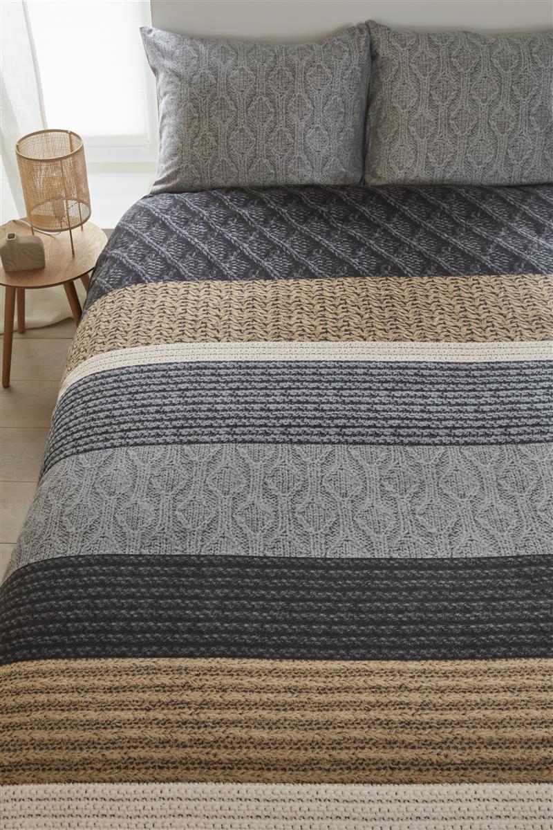 Beddinghouse Lowie Grey dekbedovertrek grijs NL 1 persoons (140 x 200/220cm)