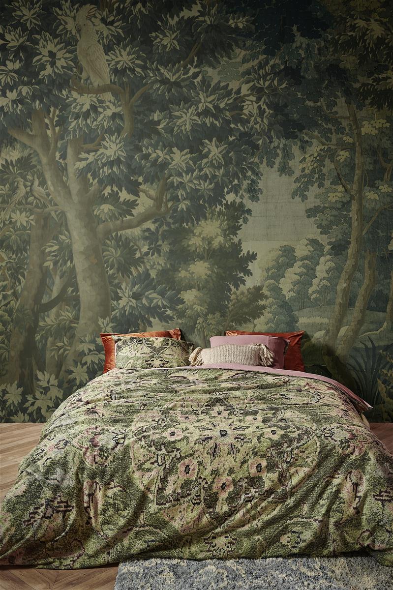 Foto van een At Home by Beddinghouse Persian Rug Dekbedovertrek - Lits-Jumeaux - 240x200/220 - Groen ean nummer: 8719931693480