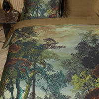 Foto van een Kardol Forest Gate Dekbedovertrek - Eenpersoons - 140x200/220 - Olijfgroen ean nummer: 8719931693879