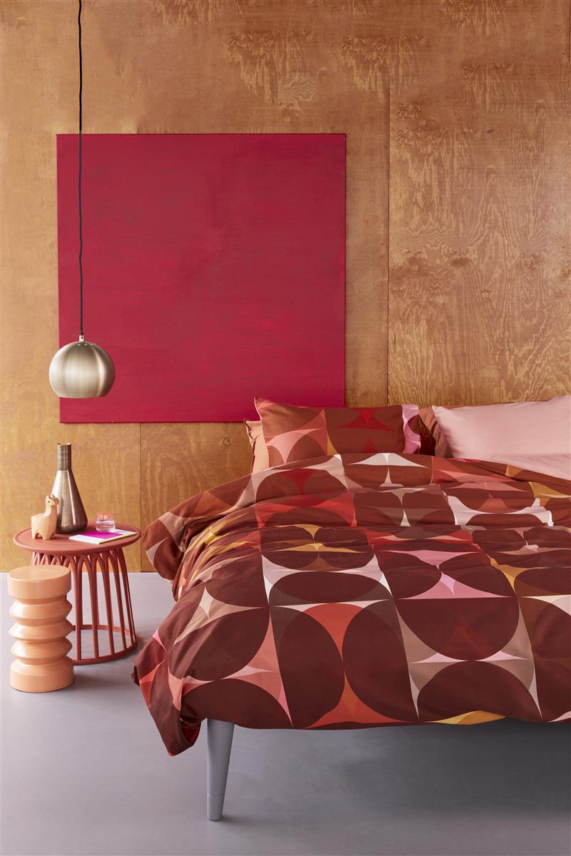 Dutch Design Redwood Red dekbedovertrek rood NL Lits-jumeaux (240 x 200/220 cm)