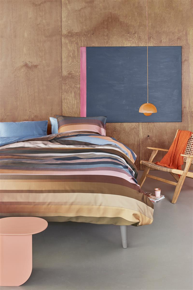 Foto van een Beddinghouse Dutch Design Bombay Dekbedovertrek - Eenpersoons - 140x200/220 - Bruin ean nummer: 8719931696122