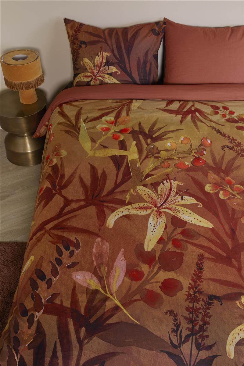 Beddinghouse Golden hour terra dekbedovertrek goud NL Lits-jumeaux (240 x 200/220 cm)