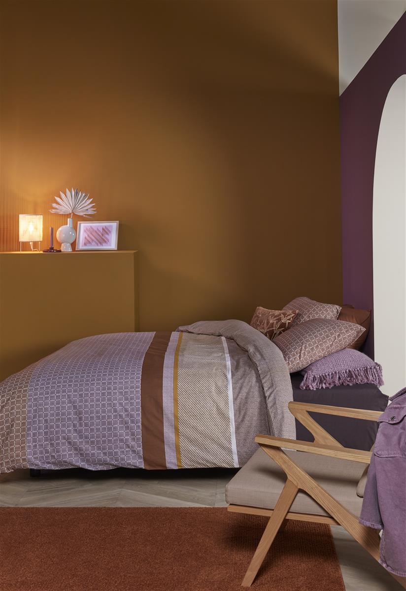Foto van een Beddinghouse Birger Dekbedovertrek - Lits-Jumeaux - 240x200/220 - Lichtpaars ean nummer: 8719931702595