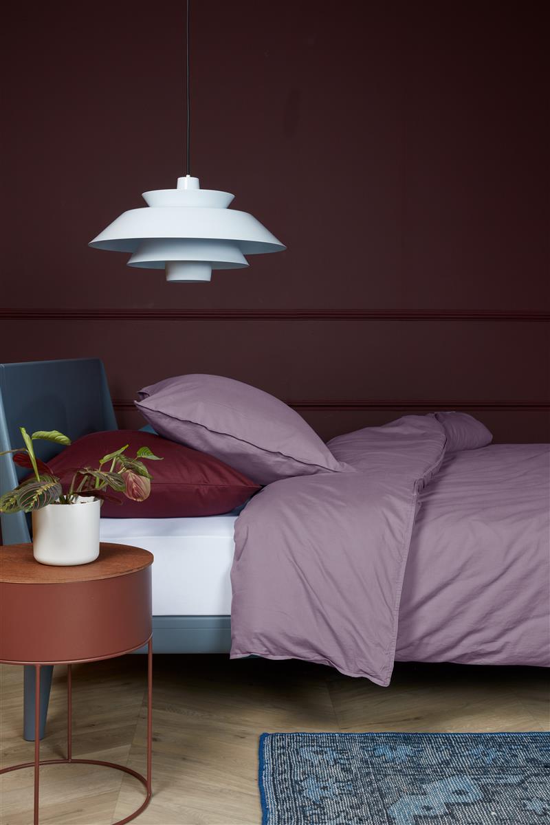 Foto van een Beddinghouse Organic Basic Dekbedovertrek - Lits-Jumeaux - 240x200/220 - Lichtpaars ean nummer: 8719931702779