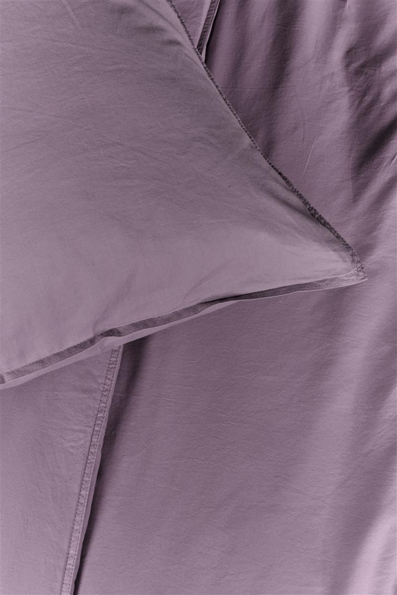 Foto van een Beddinghouse Organic Basic Dekbedovertrek - Lits-Jumeaux - 240x200/220 - Lichtpaars ean nummer: 8719931702779